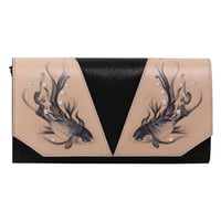Image 1 of Koi Black Crossbody Clutch