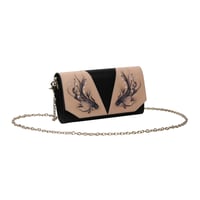 Image 2 of Koi Black Crossbody Clutch
