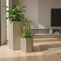 Image 3 of Hexagon Grove Column Planters - Medium