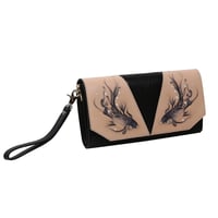 Image 3 of Koi Black Crossbody Clutch