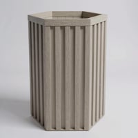 Image 5 of Hexagon Grove Column Planters - Medium