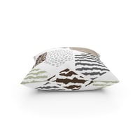 Image 11 of Decorative Throw Pillow - Beige Geometric Pattern