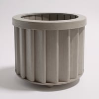 Image 3 of Round Strata Planter - Medium