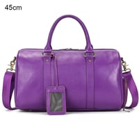 Image 10 of Natural Cowskin Travel Bags Waterproof Men's Leather Luggage Business 55cm