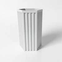 Image 9 of Hexagon Grove Column Planters - Medium