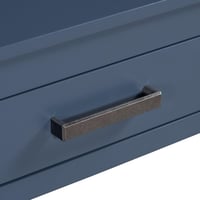 Image 9 of Contemporary 3-Drawer Console Table With 1 Shelf, for Entryway, Living Room