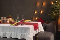 Image 10 of Natural linen napkins, short finish