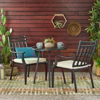 Image 4 of Delmar 3pc Metal Bistro Set