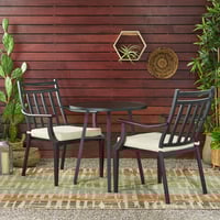Image 5 of Delmar 3pc Metal Bistro Set