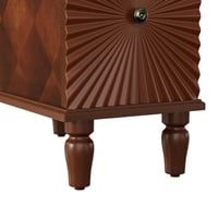 Image 4 of 2 Drawer Modern Sofa Side Table, Slim for Living Room, Bedroom