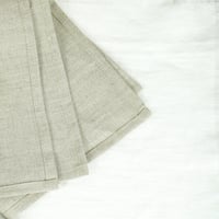 Image 17 of Natural linen napkins, short finish