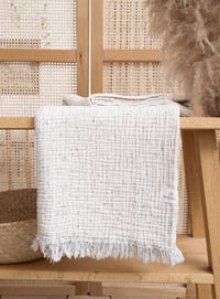 Image 5 of Cotton Throw Blanket, Couch Blanket