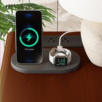 Image 6 of 2 Drawer Modern Sofa Side Table, Slim for Living Room, Bedroom