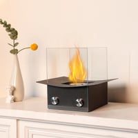 Image 1 of 8" H Portable Tabletop Fireplace