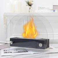 Image 2 of JHY Design Portable Tabletop Fire Pit 35cm – Clean-Burning Bio Ethanol, Ventless, Indoor/Outdoor