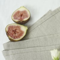 Image 19 of Natural linen napkins, short finish