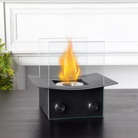 Image 2 of 8" H Portable Tabletop Fireplace