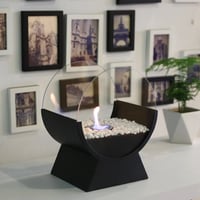 Image 1 of 13.5" Tall Portable Tabletop Fireplace