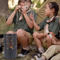 Image 4 of 7" x 7" x 12" Tabletop Fireplace