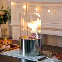 Image 7 of 11.5inch High Tabletop Fire Bowl Tabletop Fireplace