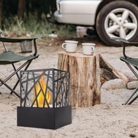 Image 3 of JHY DESIGN Portable Fire Pit Bowl 29cm H – Clean-Burning Bio Ethanol, Ventless, Indoor/Outdoor