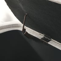 Image 9 of Linen Fabric Upholstered Bench With Large Storage Space for the Living Room, Entryway and Bedroom...