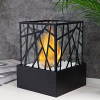 Image 4 of JHY DESIGN Portable Fire Pit Bowl 29cm H – Clean-Burning Bio Ethanol, Ventless, Indoor/Outdoor
