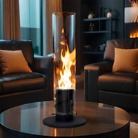 Image 5 of 17''H Clean-Burning Bio Ethanol Ventless Fireplace