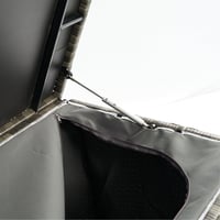 Image 18 of Outdoor Storage Box, 113 Gallon Wicker Patio Deck Boxes With Lid, Outdoor Cushion Storage for Kid...