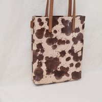 Image 2 of Paint Soft Tote brown and brown