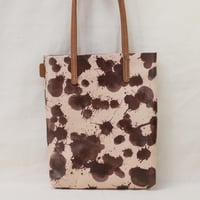 Image 1 of Paint Soft Tote brown and brown