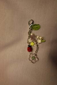 Image 2 of Flower Ladybug Keychain