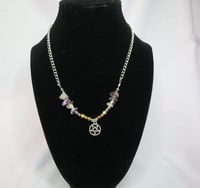 Image 2 of Gemstone Charm Necklace 