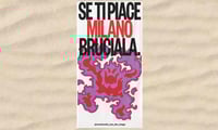 Image 1 of TELO MARE-SE TI PIACE MILANO BRUCIALA.