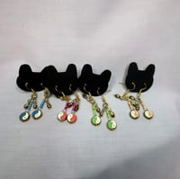 Image 2 of Yin Yang Drop Earrings