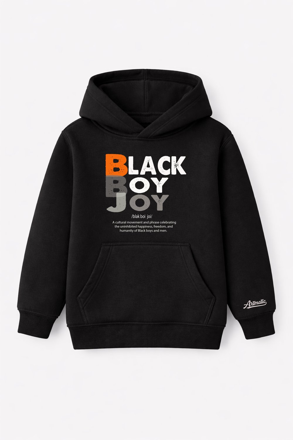 Black Boy Joy (Definition) Boys Hoodie