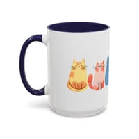 Image 6 of Whimsical Cat Mug, Cute Cat Lover Gift, Colorful Ceramic Coffee Cup, Perfect for Cat Lovers, Cat-The