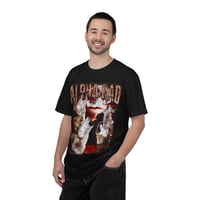 Image 4 of Alpha Dad Wolves T-Shirt | Vintage Howling Wolf Graphic
