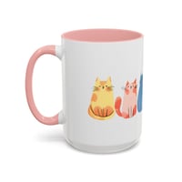 Image 9 of Whimsical Cat Mug, Cute Cat Lover Gift, Colorful Ceramic Coffee Cup, Perfect for Cat Lovers, Cat-The