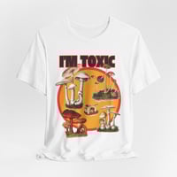 Image 6 of Toxic Mushroom Humorous Unisex Tee, Funny Fungi Shirt, Gift for Toxicologists, Sense of Humor Top, P