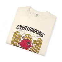 Image 6 of Overthinking Is My Cardio T-shirt | Funny cartoon Brain Illustration