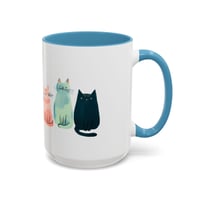Image 11 of Whimsical Cat Mug, Cute Cat Lover Gift, Colorful Ceramic Coffee Cup, Perfect for Cat Lovers, Cat-The