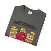 Image 9 of Overthinking Is My Cardio T-shirt | Funny cartoon Brain Illustration