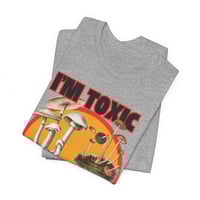 Image 12 of Toxic Mushroom Humorous Unisex Tee, Funny Fungi Shirt, Gift for Toxicologists, Sense of Humor Top, P