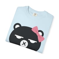 Image 9 of Grumpy Bear Face with Pink Bow T-Shirt | Cute Kawaii Animal Tee