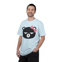Image 10 of Grumpy Bear Face with Pink Bow T-Shirt | Cute Kawaii Animal Tee
