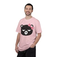 Image 16 of Grumpy Bear Face with Pink Bow T-Shirt | Cute Kawaii Animal Tee