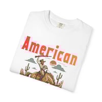Image 3 of American Outlaw Cowboy Western T-shirt | Rodeo Rustic Graphic Tee