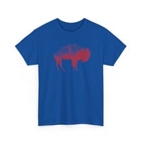 Image 12 of Vintage Red Buffalo Tee | Rustic Bison Illustration