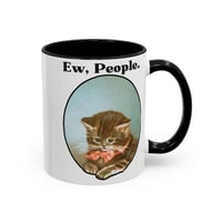 Image 1 of Ew People Victorian cat coffee mug (11, 15oz)